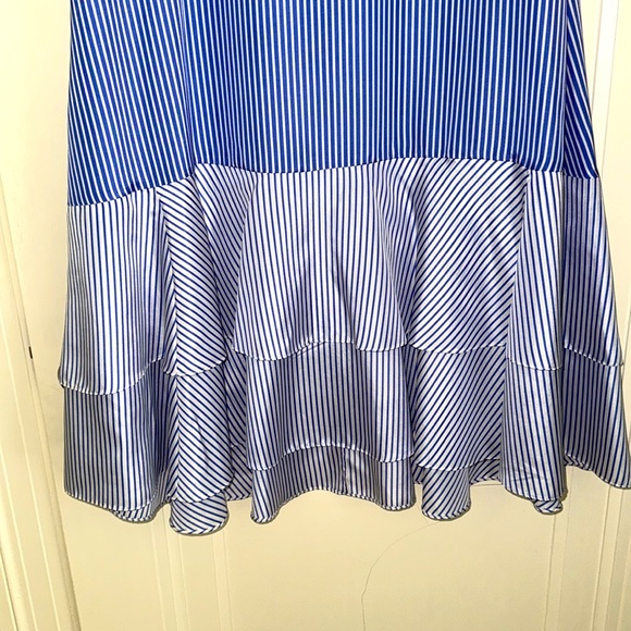 💙 J. CREW STRIPED SILK DRESS 💙 - Picture 3 of 8